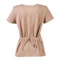 Bluzka medyczna damska latte tył