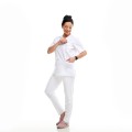 Strój medyczny damski biały PREMIUM profil